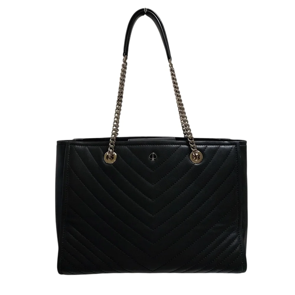 kate spade Amelia Black Quilted Tote Bag